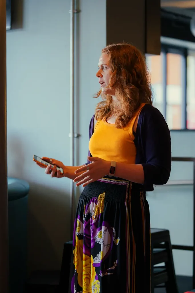 Healthy Pixels founder and web developer Monika Halsan.
